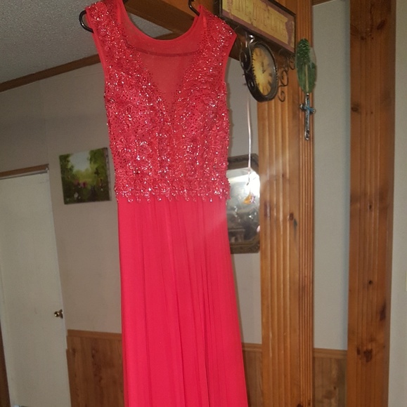 Red Full Length Formal - Picture 2 of 4